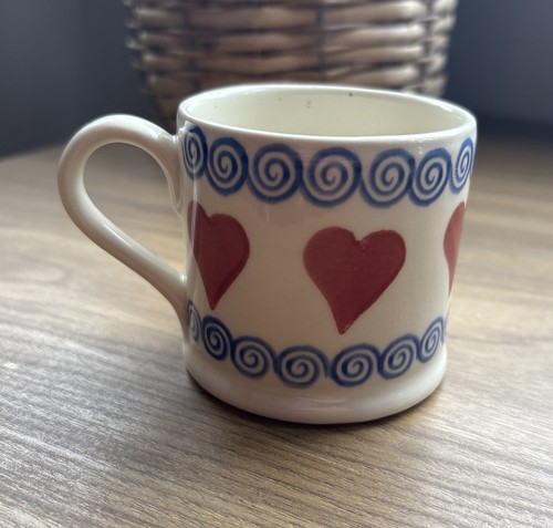 Brixton pottery red hearts - red,
