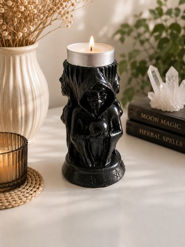 Hecate triple goddess tealight - hecate,