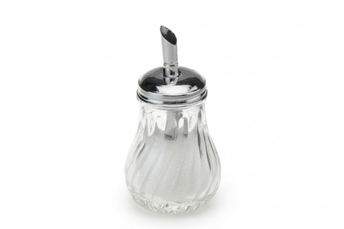 Glass sugar pourer dispenser - sugar,