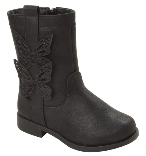 Girls black chelsea boots - black,