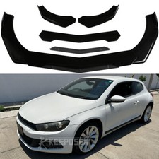 Gloss black front bumper lip - gloss,