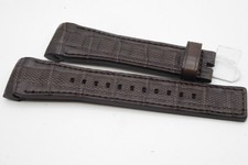 Zenith brown croco leather