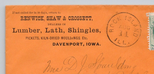 1890s renwick shaw crossett - &,