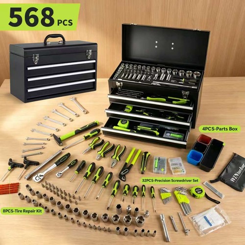 568pcs mechanics tool kit - mechanics,