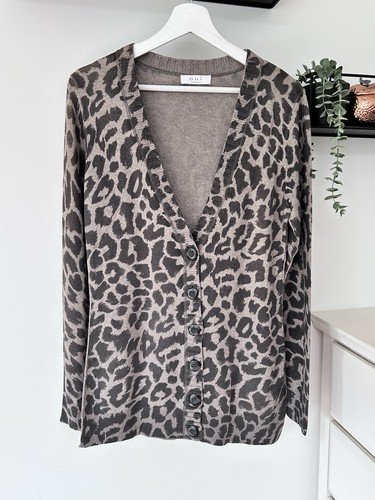 Oui brown leopard buttoned - brown,