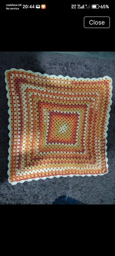Crocheted baby blanket - crocheted,