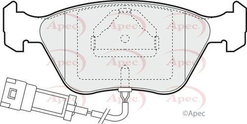 Apec brake pads front r90 - front,