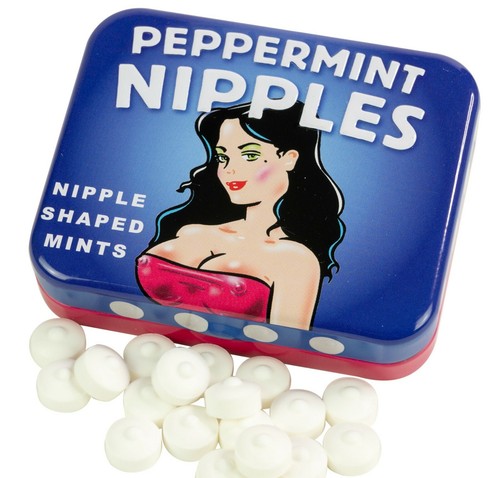 Peppermint nipples tin - peppermint, mint