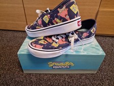 Vans x Spongebob Comfycush Authentic Aloha Bob  Shoes Mens Size 7 With Box