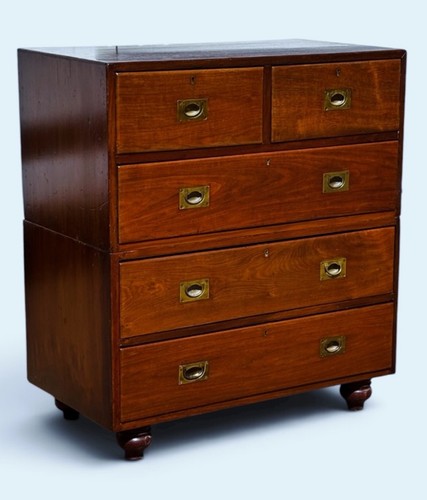 Antique campaign chest - antique,