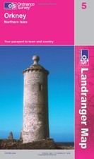 Orkney - Northern Isles (Landranger Maps) by Ordnance Survey Sheet map, folded