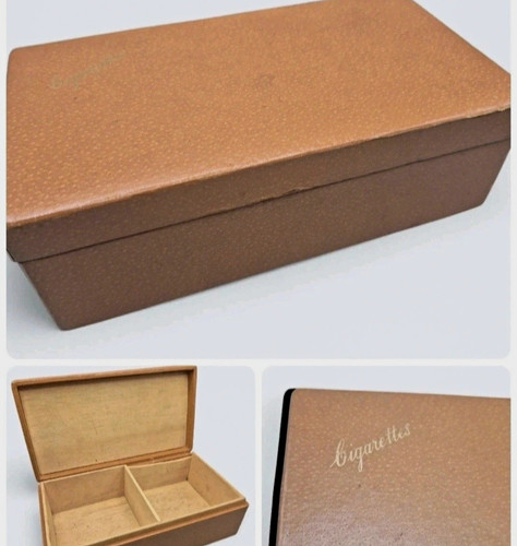 Vintage faux leather - faux, wooden