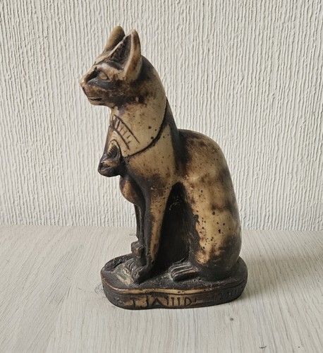Vintage bastet cat rare stone - bastet,