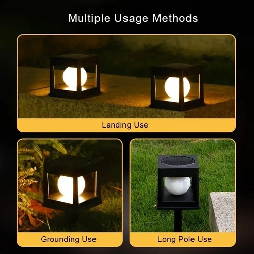 Led solar post cap lights - solar,
