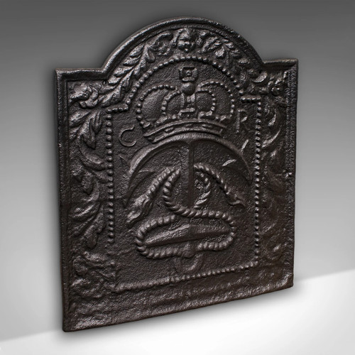 Antique fire back english - fire, back,