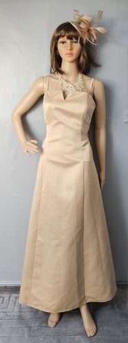Ladies shiny gold prom dress - ladies,