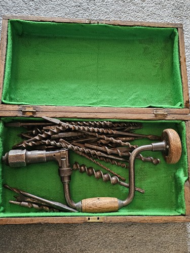 Vintage hobday auger drill - drill, bit