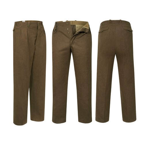 Army wool trouser - army,