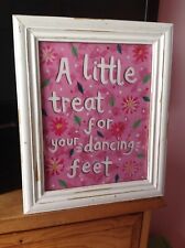 KIRKY FRAMED WEDDING FLIP FLOPS SIGN