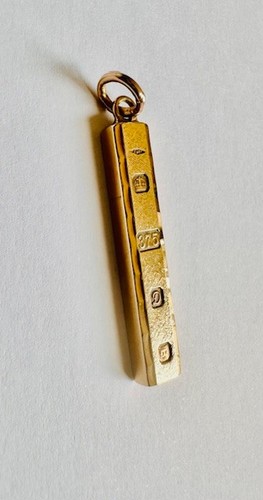 Solid 9ct yellow gold - solid, ingot