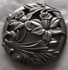 SeagullPewter Canada Rose Bowl Top. 1987