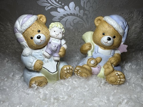 Vintage ceramic teddy bear - ceramic,