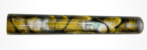Gold swirl acrylic pen blank - gold,