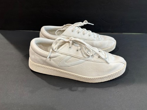 Tretorn white tennis shoes - white,