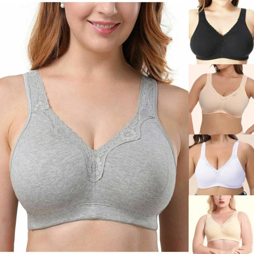 Ladies plus size bra cotton - size,
