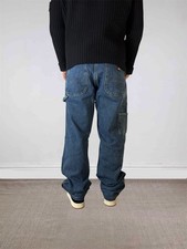 Dickies Carpenter Jeans Mens Size W32 L32 Blue Vintage 90s Logo Retro Streetwear