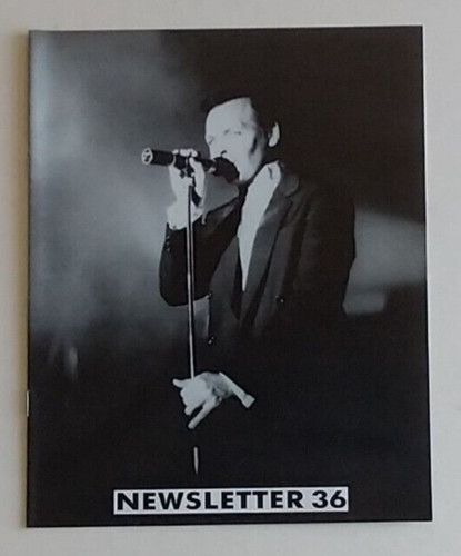 Gary numan newsletter 36 - newsletter,