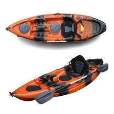 Tiger camo sit top kayak - tiger, on