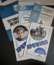 Liverpool FC Programmes - 5 Programme Bundle vs Ipswich Town & Spurs