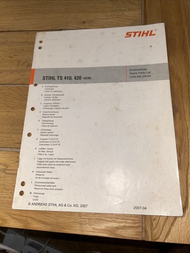 Stihl ts410 420 petrol disc - ts410,