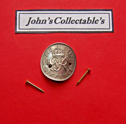 1951 old english sixpence - english,