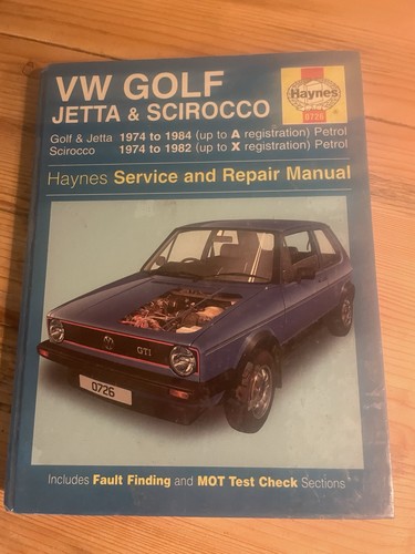 Haynes golf jetta scirocco - haynes,