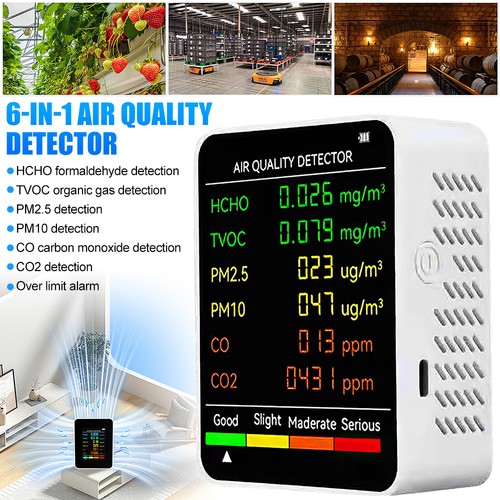 Co2 meter air - 6-in-1,