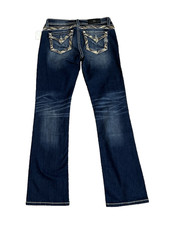 Miss Me Dark Wash Embellished