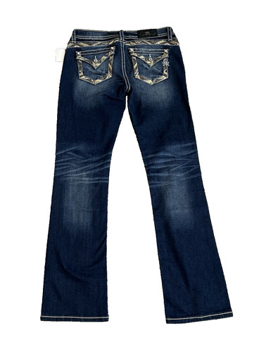 Miss dark wash embellished - dark,