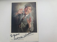 norman wisdom signed photo