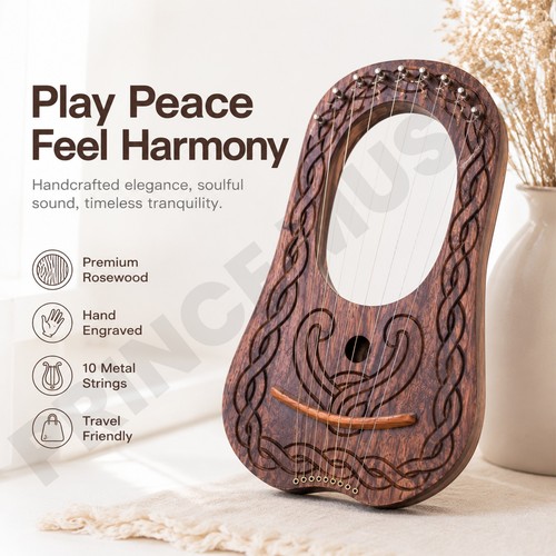 Lyra harp metal strings - harp, 10