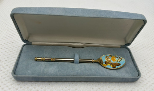 Souvenir spoon with enamel - souvenir,