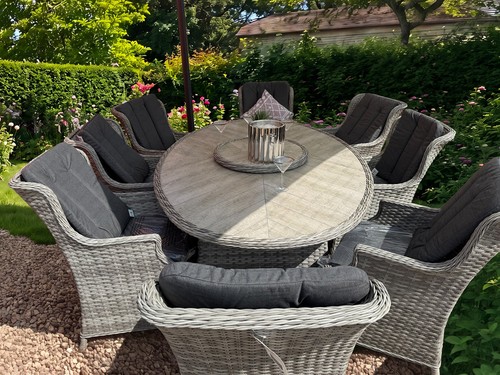 Rattan garden furniture - garden,