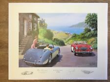 Golden Days Of Summer Featuring Austin Healey’s Ltd Sgnd Print By Tony Smith