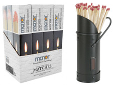 Extra Long Safety Matches 11" (approx 90 per box) or Black Holder+60 Matches