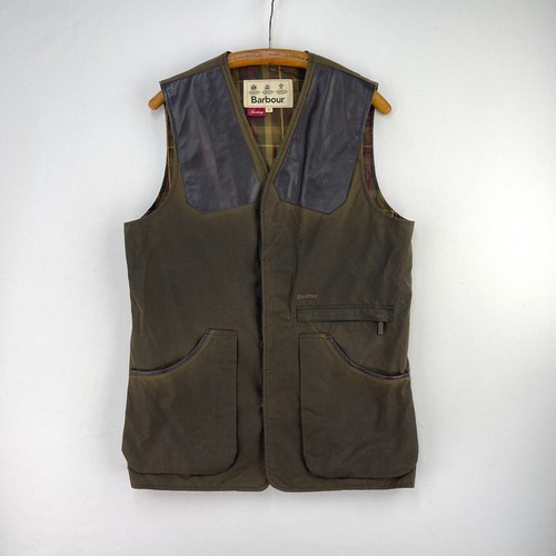 Barbour wax gilet mens medium - mens,