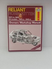 Haynes Reliant Robin Kitten Car Manual 1973-1983