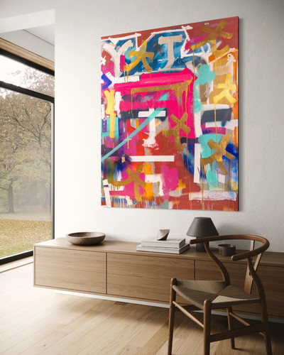 Retna original painting - retna, 60x48
