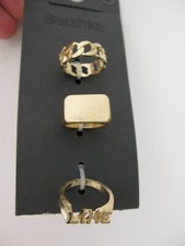 Bershka Gold Tone Set of Three