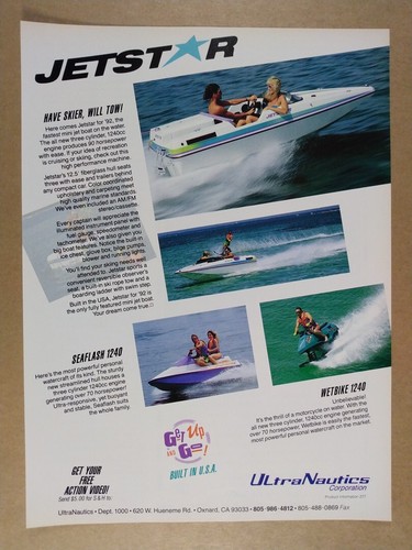 1992 ultranautics jetstar - 1992,